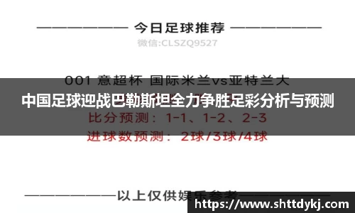中国足球迎战巴勒斯坦全力争胜足彩分析与预测